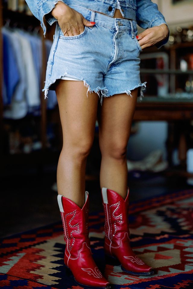 The Frye 'Daisy Duke' Studded Collection Boots by Lauren Owen of Texas #2