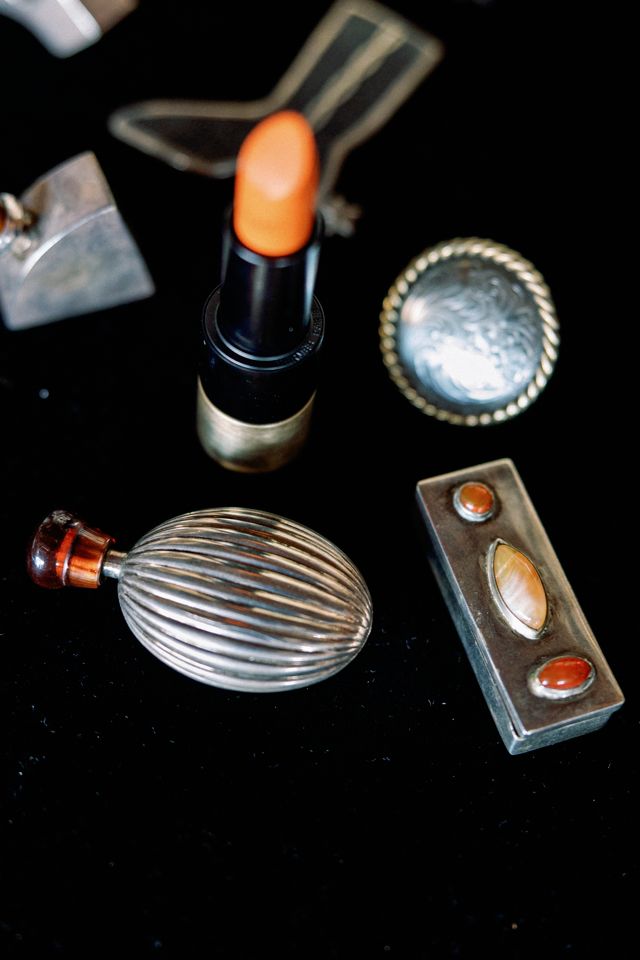 1970s Taxco Sterling Ridged Perfume Bottle by Lauren Owen of Texas #4