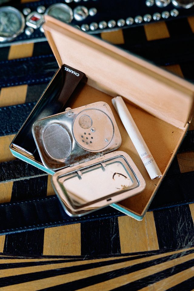 1930s Art Deco Sterling Compact Case by Lauren Owen of Texas #1