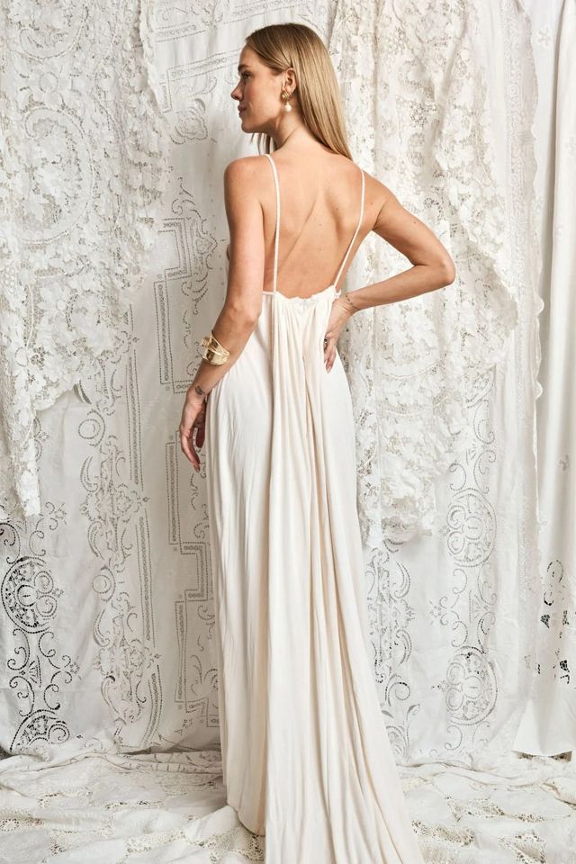 Stone Fox Bride Bali Gown Selected by Madly Vintage #2