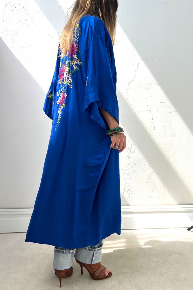 Vintage Silk Flowers Kimono Selected by Anna Corinna #2