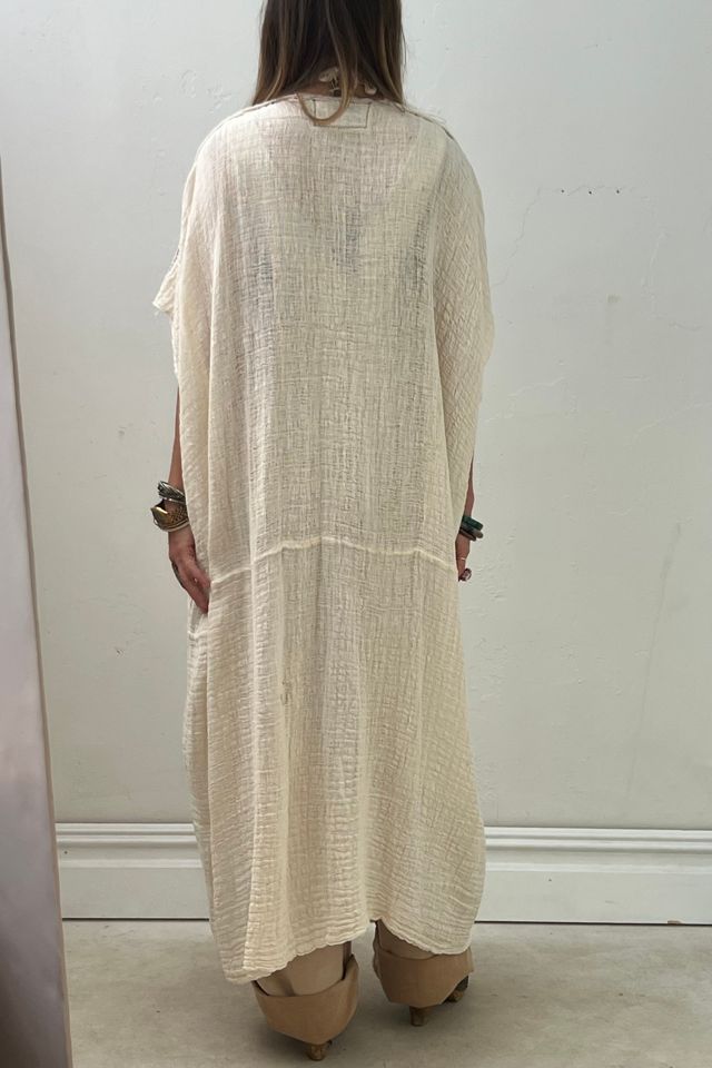 Anna Corinna Reworked Vintage Gauze Embroidered Duster #2