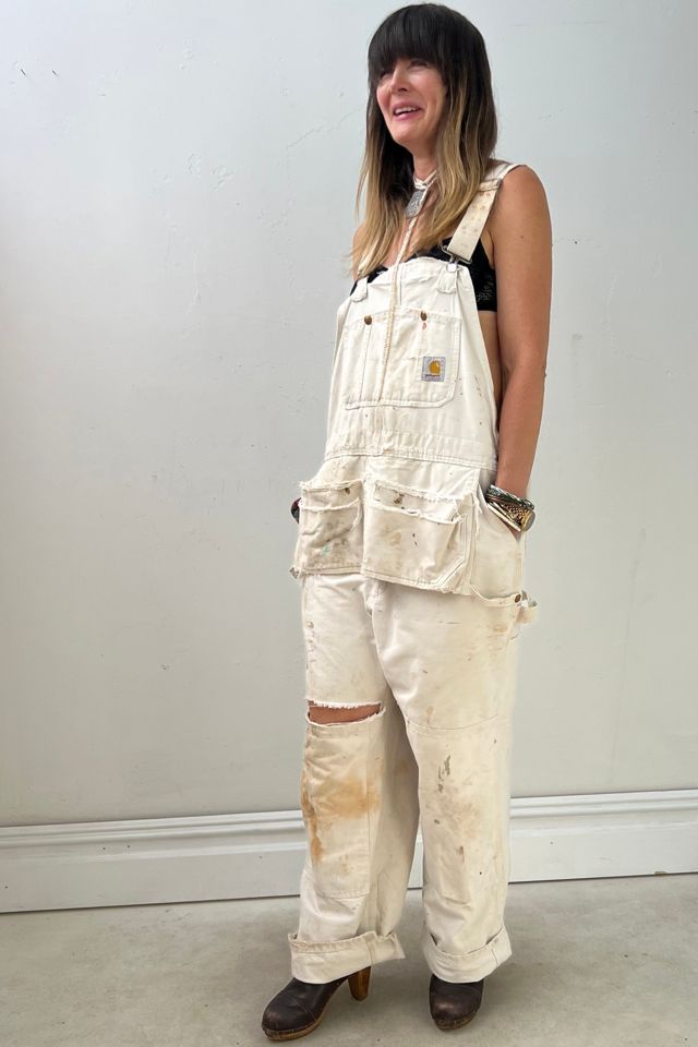 Vintage Distressed Carhartt Overalls Twill Selected by Anna Corinna #2
