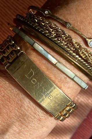 Vintage Gold Filled Donnie Stretch Bracelet Selected by Anna Corinna