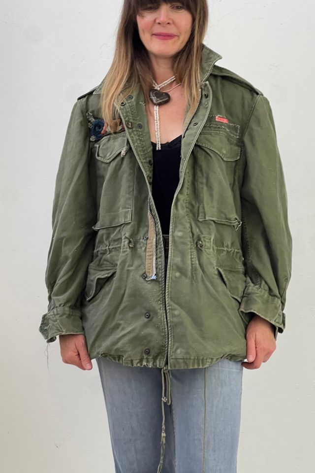 Anna Corinna Reworked Vintage Army Jacket Batiq Patch #1