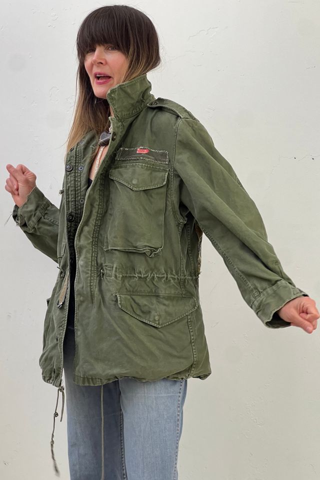 Anna Corinna Reworked Vintage Army Jacket Batiq Patch #2