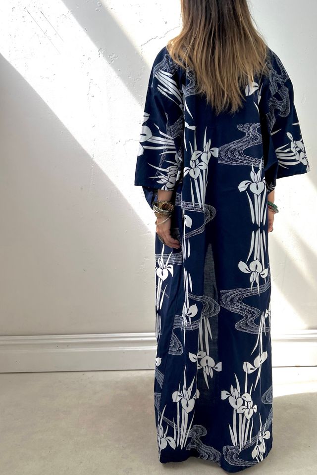 Vintage Iris Cotton Kimono Selected by Anna Corinna #2