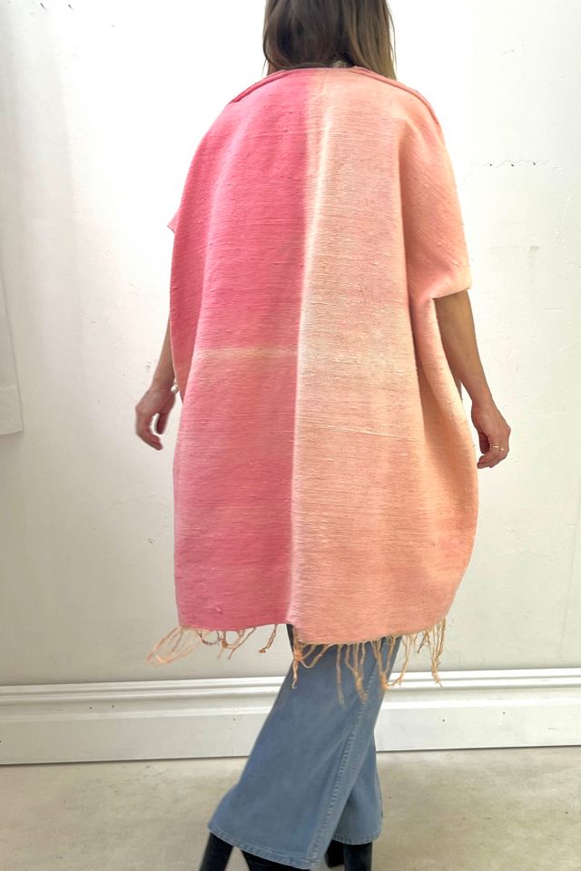 Anna Corinna Reworked Vintage Woven Blush Jacket #2