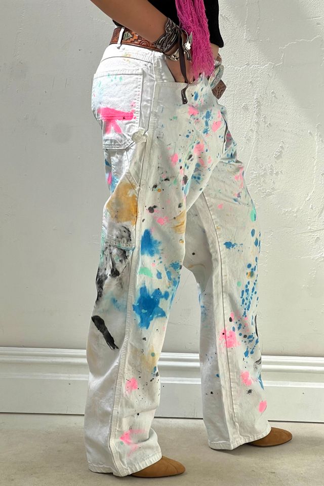 Anna Corinna Reworked Vintage Sherwin Williama Splattered Pants #2