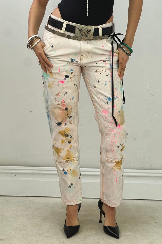 Anna Corinna Reworked Vintage Carhartt Splattered Double Knee Pants #1