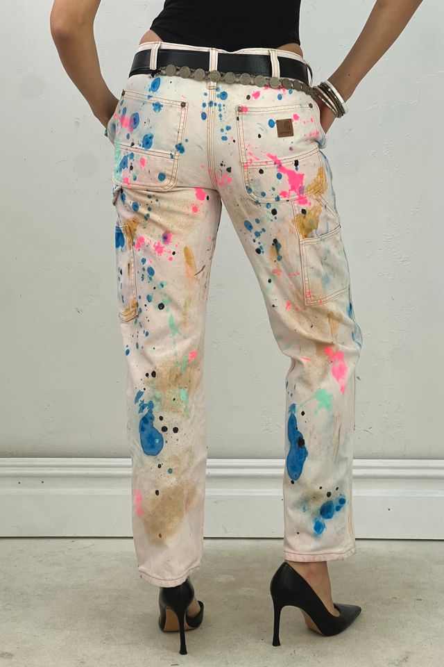 Anna Corinna Reworked Vintage Carhartt Splattered Double Knee Pants #2