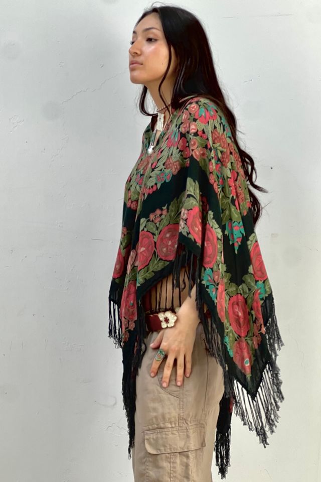 Anna Corinna Reworked Vintage Midnight Poncho Top #2