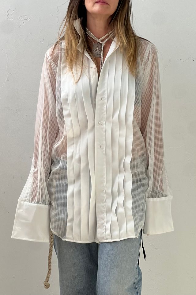 Vintage Sheer Tux Top Selected by Anna Corinna #1