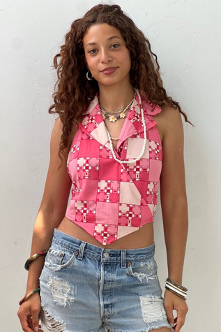 Vintage Roberta DiCamerino Halter Top Selected by Anna Corinna
