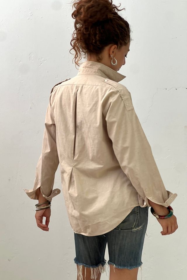 Vintage Bergdorf's Safari Button Down Selected by Anna Corinna #1