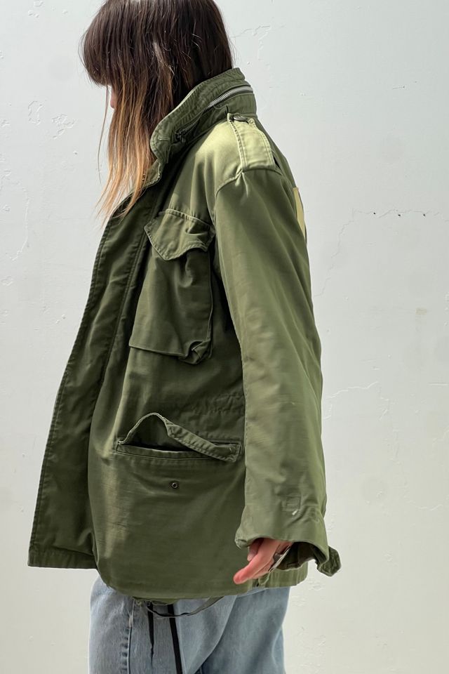 Anna Corinna Reworked Vintage Army Jacket Hand Embroidered Silk Patch #2