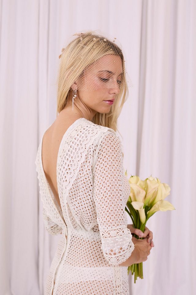 Vintage 1950s Dotted Birdcage Veil Selected by Kikos Kloset #1