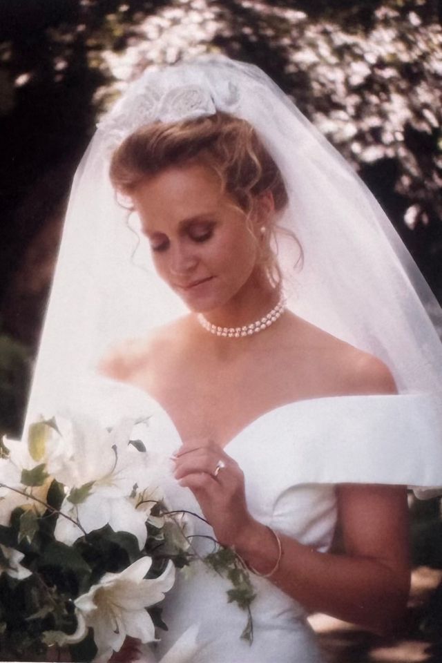 Vintage 1980s Tulle Wedding Veil Selected by Kikos Kloset #1