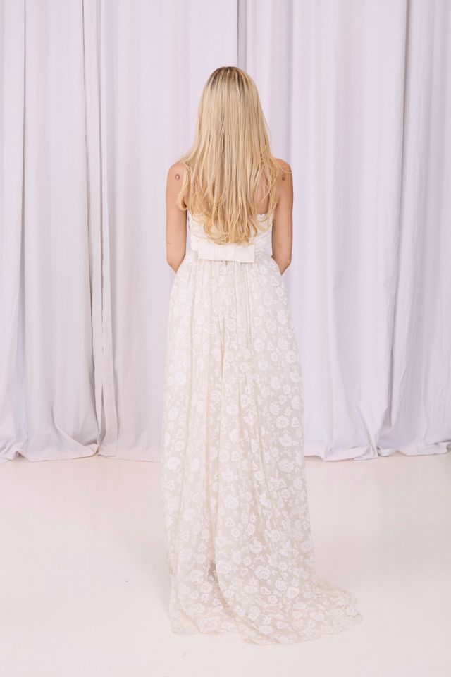 Vintage 1960s Lace Wedding Gown Selected by Kikos Kloset #2