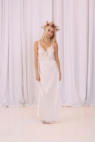 Vintage 1940s Slip Dress Selected by Kikos Kloset