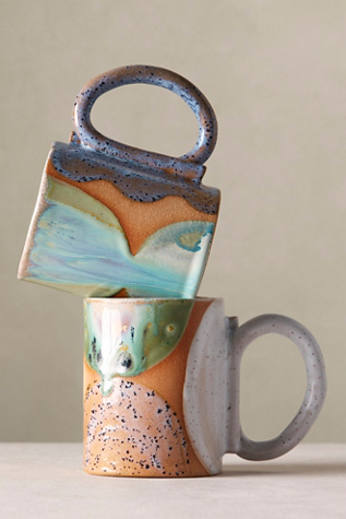 Colorful Ceramic Mug by Free People