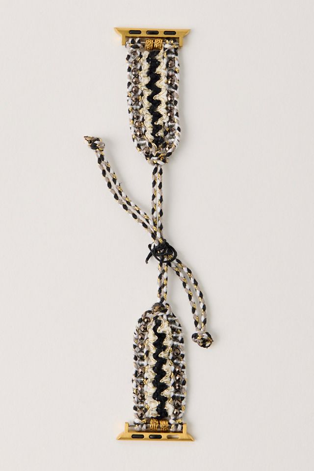 Woven Beaded Apple Watch Band #1
