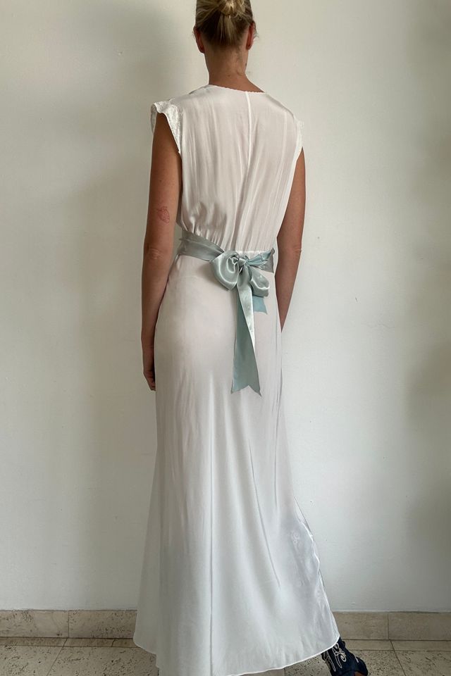 1930's Bridal White Slip Dress Selected By Eveliina Vintage #2