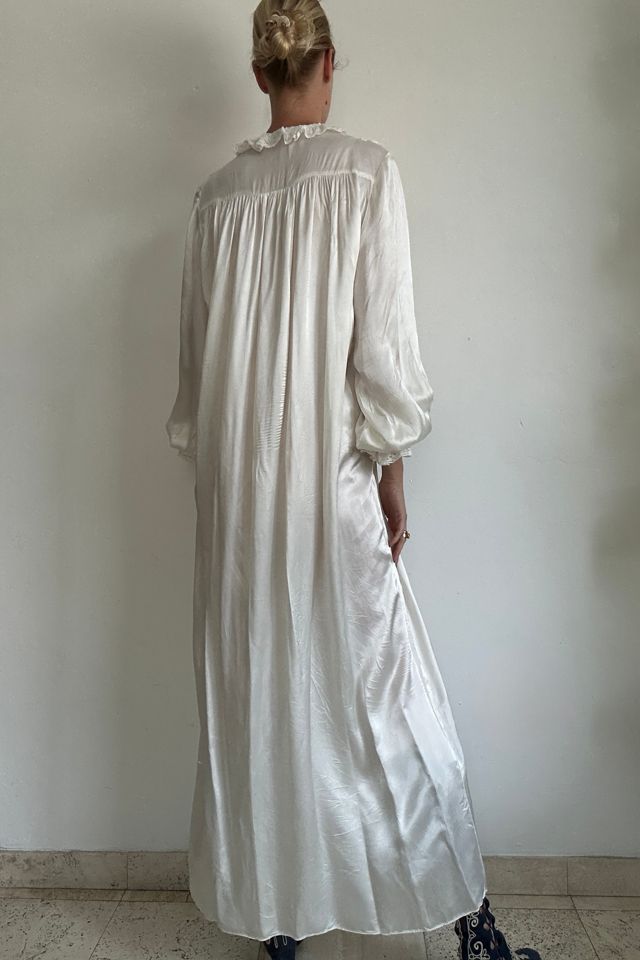 1940's Bridal White Robe Selected By Eveliina Vintage #2