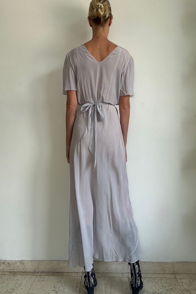 1930's Handmade Baby Blue Silk Dress Selected By Eveliina Vintage #2