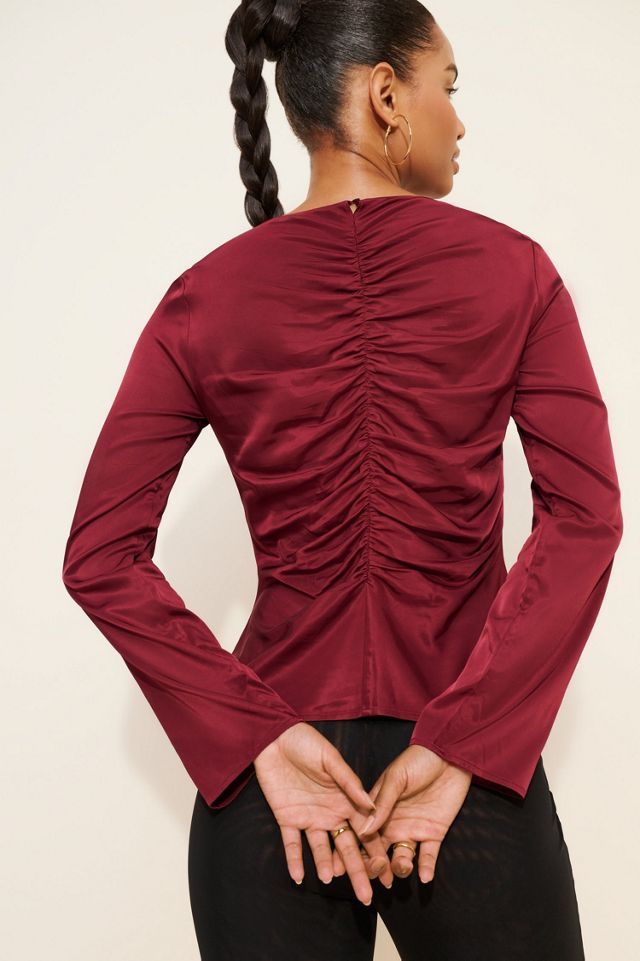 Third Form Allure Gathered Long Sleeve Top #1