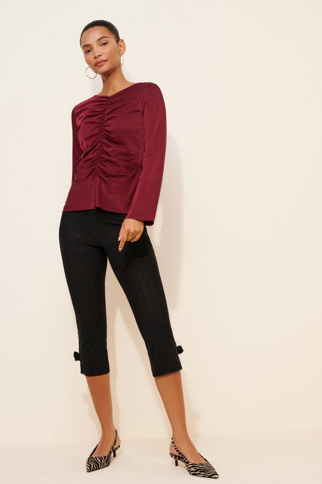 Third Form Allure Gathered Long Sleeve Top #3