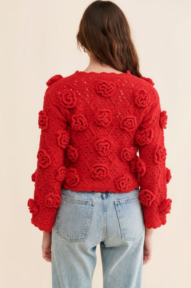 Tach Clothing Samara Floral Sweater #1