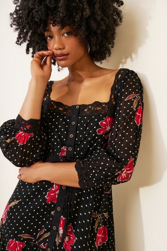 Morning Meadows Long-Sleeve Maxi Dress #2