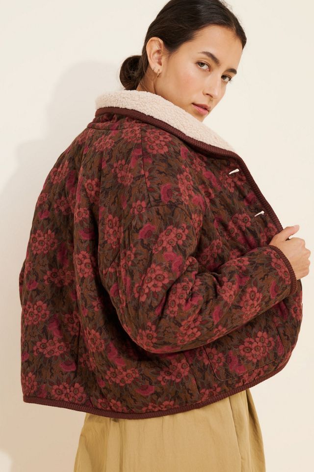 See U Soon Floral Sherpa Jacket #1