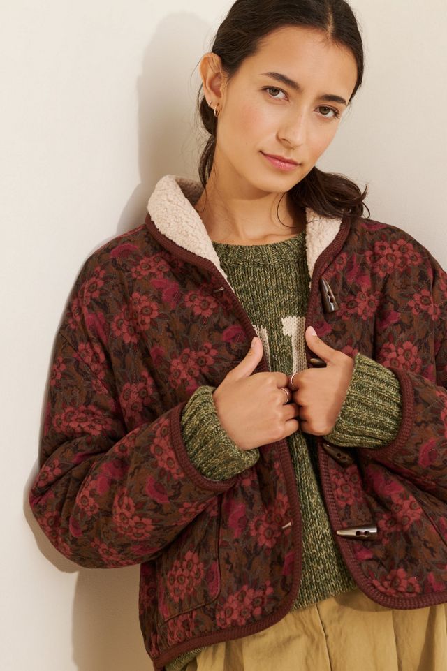See U Soon Floral Sherpa Jacket #2