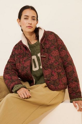See U Soon Floral Sherpa Jacket