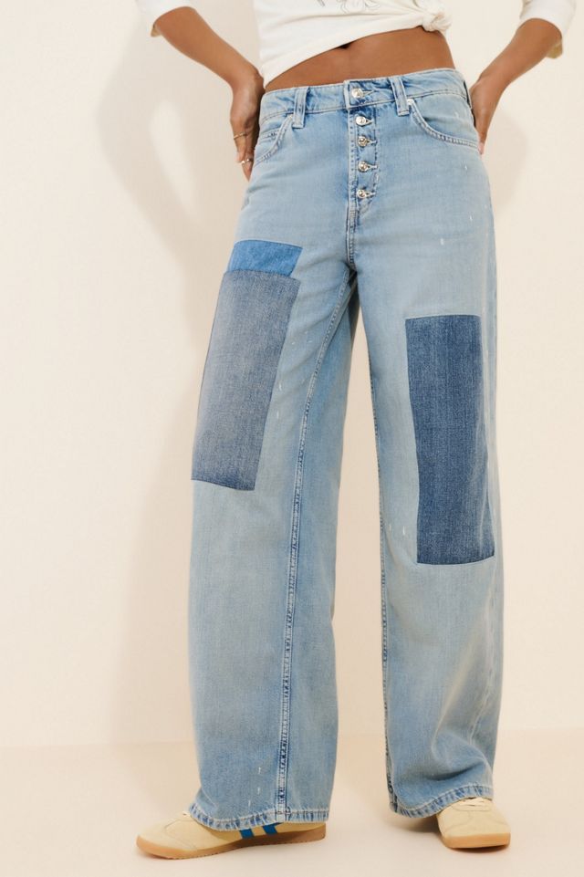 Nia Patchwork Boyfriend Jeans #3