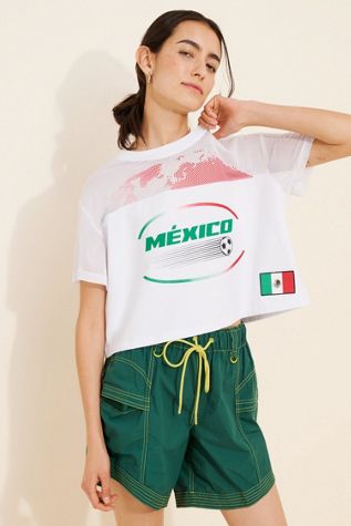 Pro Standard M?xico Sheer Boxy Tee Shirt