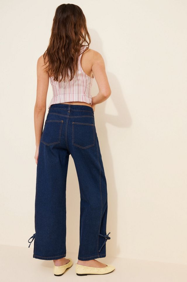 The Tiny Big Sister Lace Cutlines Jeans #1