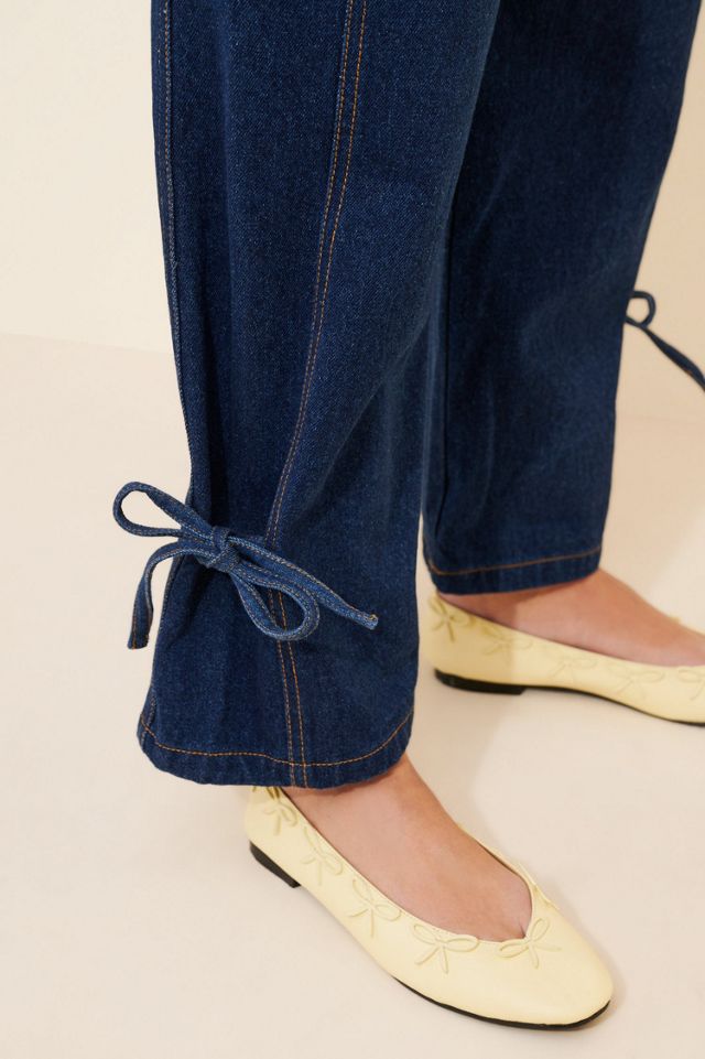The Tiny Big Sister Lace Cutlines Jeans #2