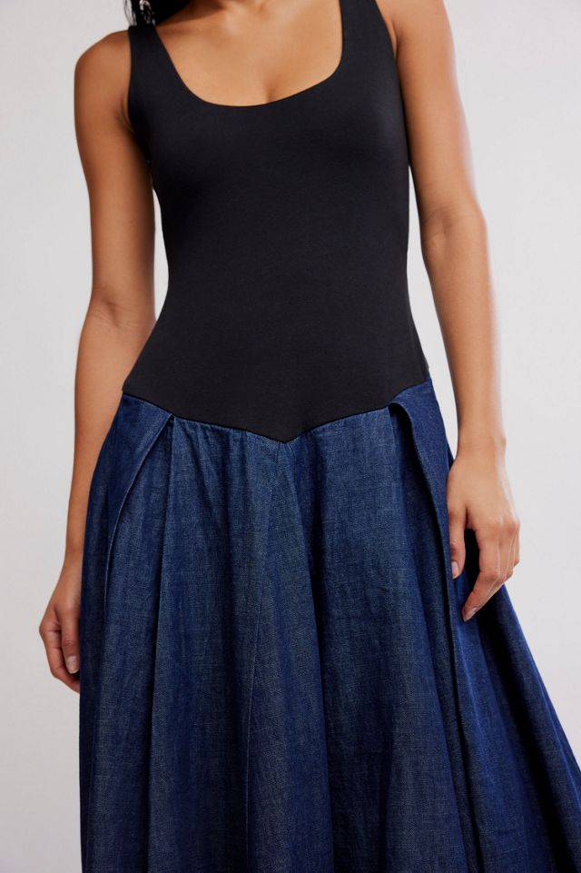Elio Denim Maxi Dress #3