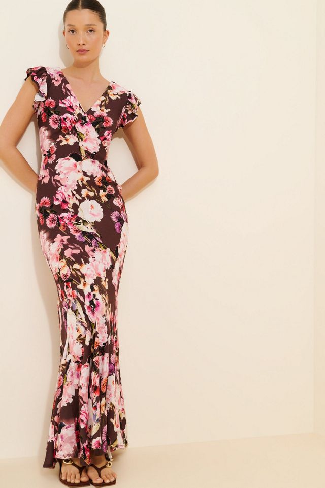 elodie floral maxi dress beach riot Passion fruit