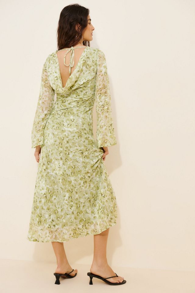 Rare London Bias Cut Cowl Back Maxi Dress #1