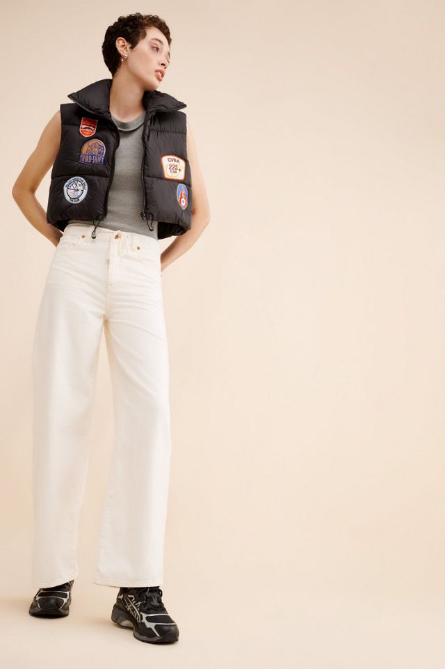 Riley Vintage Patch Puffer Vest #3