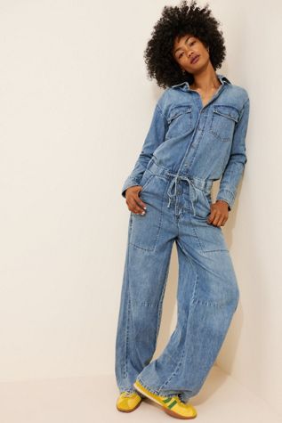 One Teaspoon Salty Dog Izzy Denim Overalls