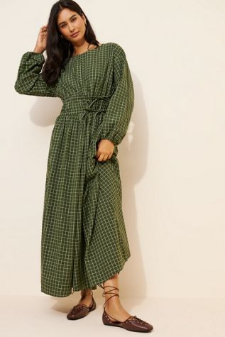Kowtow Aspen Long Sleeve Maxi Dress