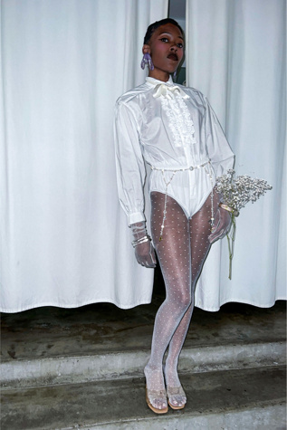 1990s Tuxedo Bodysuit Selected By orange juice only.