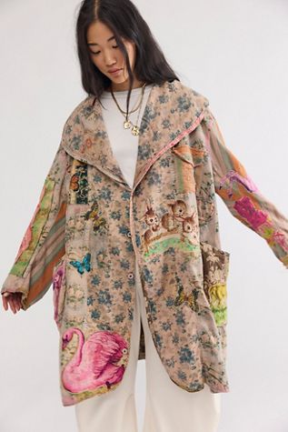 Magnolia Pearl Piecewise Applique Devin Coat