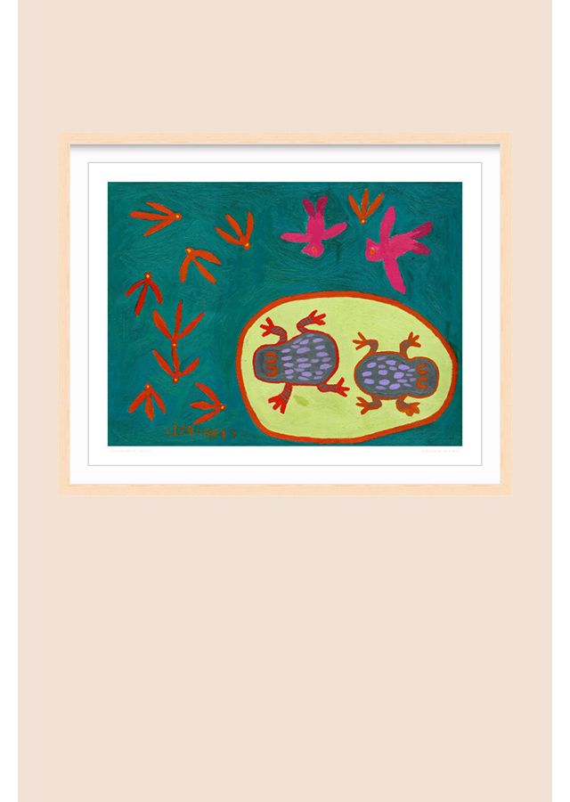 Proud Mary Birds are Catching Flying Ants After the Rain Fine Art Print #2
