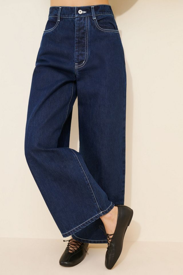Kowtow High Rise Ankle Sailor Jeans #2